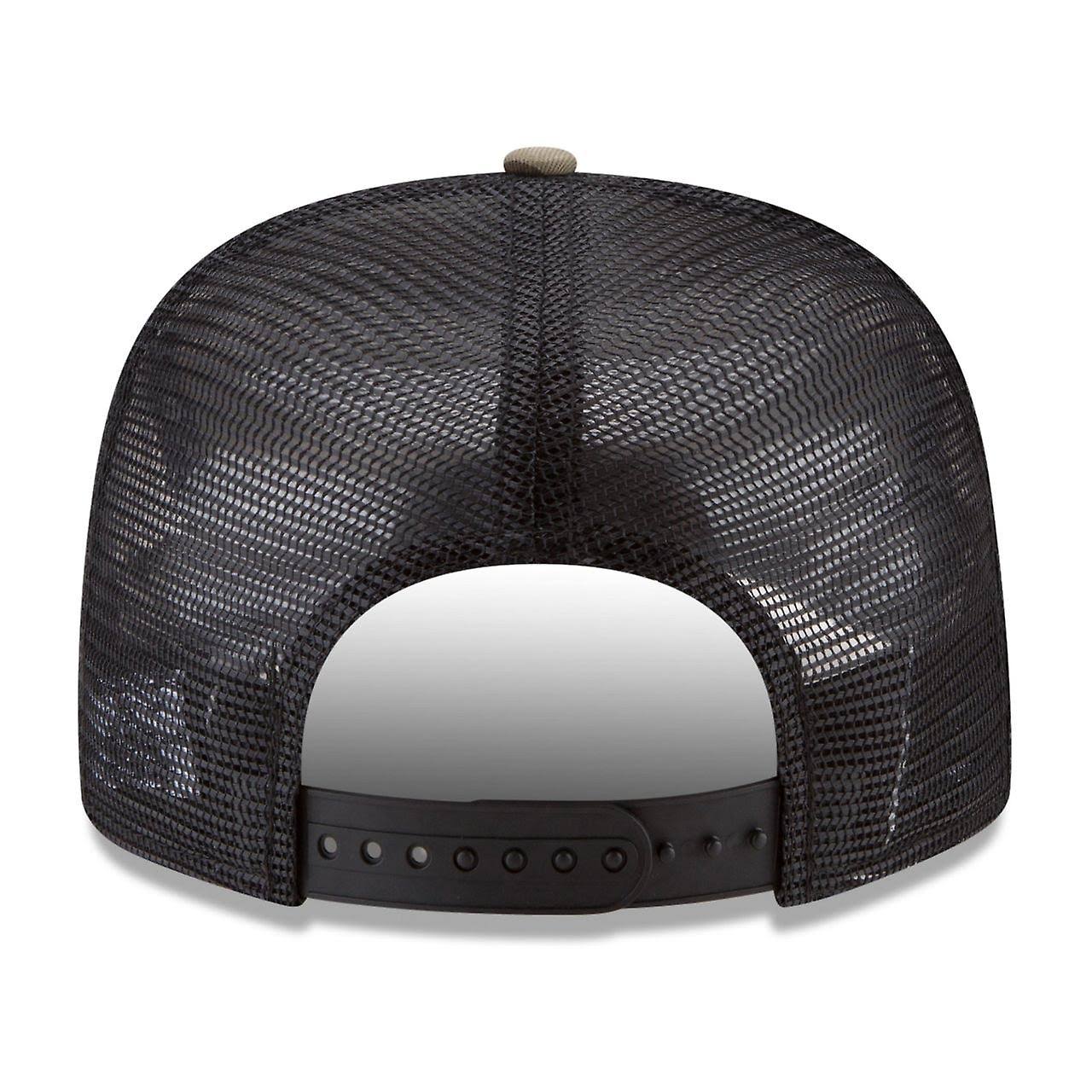 Woodland Camo/Black Trucker Snapback Adjustable Hat F82742