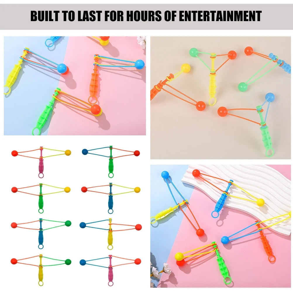 30 Pcs Plastic Hand Cranked Bumper Ball Toy Noisemakers E66680