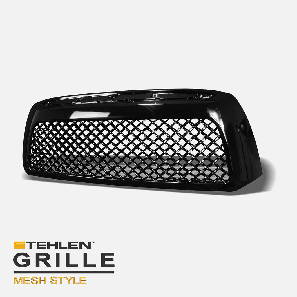 Black Mesh Front Hood Bumper Grille R498