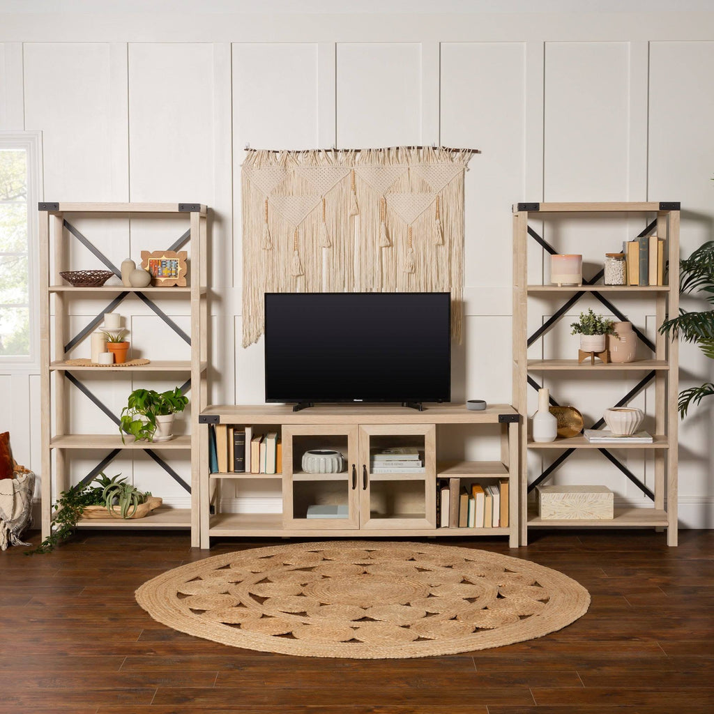 White Oak Entertainment Wall W72562