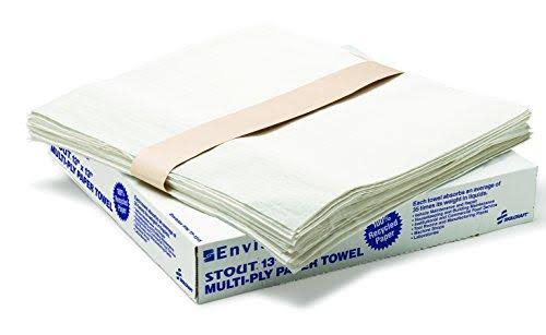 Disposable Towels, White/Natural B86937