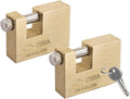 Solid Monoblock Heavy Duty Padlocks, 70mm, Pack of 2 P15512