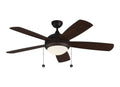 Roman Bronze 52-Inch LED Ceiling Fan with Light Kit V645