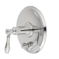 White Ithaca Tub & Shower Diverter Plate with Handle G908