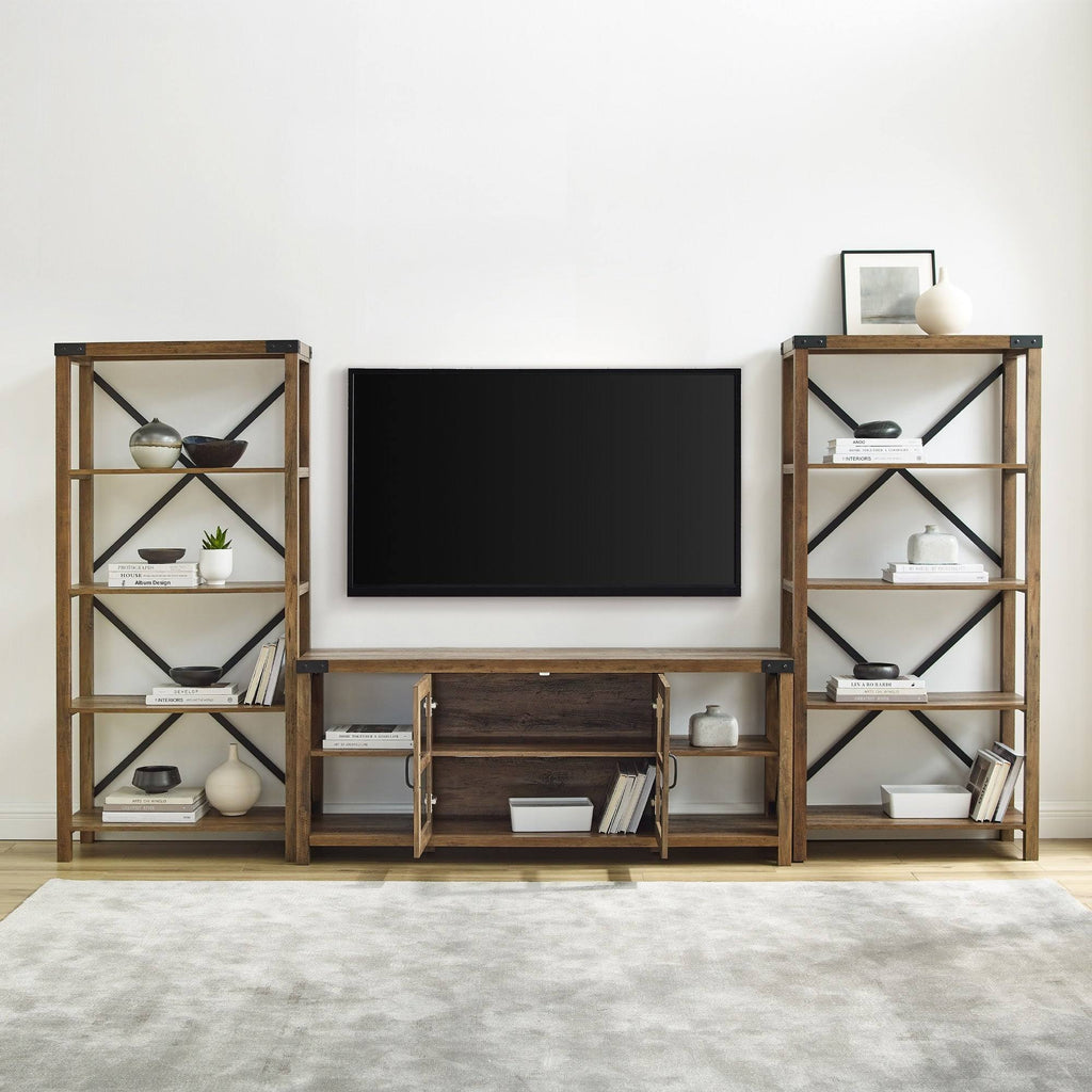 White Oak Entertainment Wall W72562