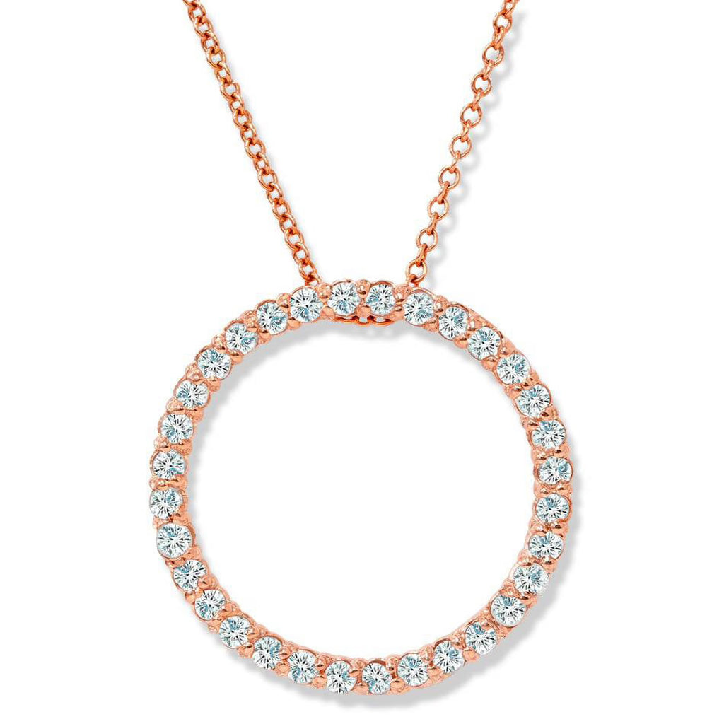 14K Rose Gold Diamond Pendant I126146
