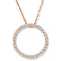 14K Rose Gold Diamond Pendant I126146