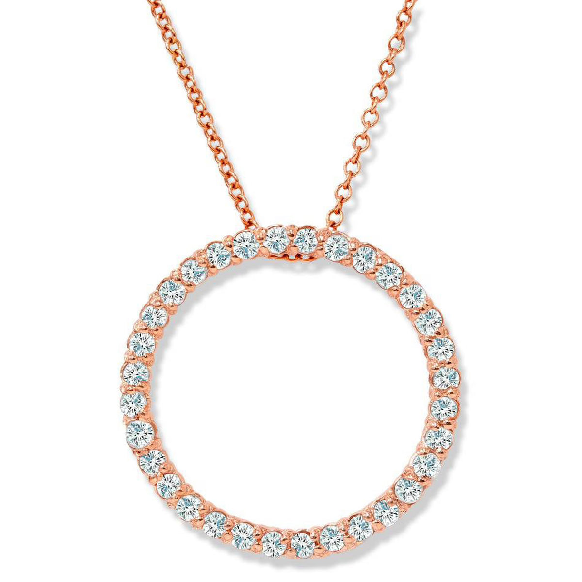 14K Rose Gold Diamond Pendant I126146