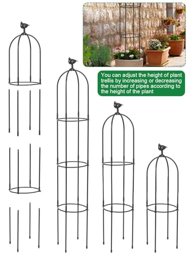 White Rustproof Metal Garden Trellis G723949