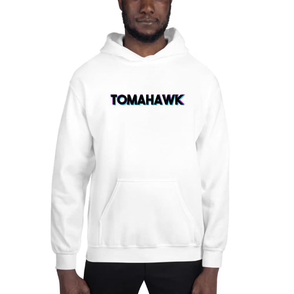 Tri Color Tomahawk Hoodie Pullover Sweatshirt Z1896