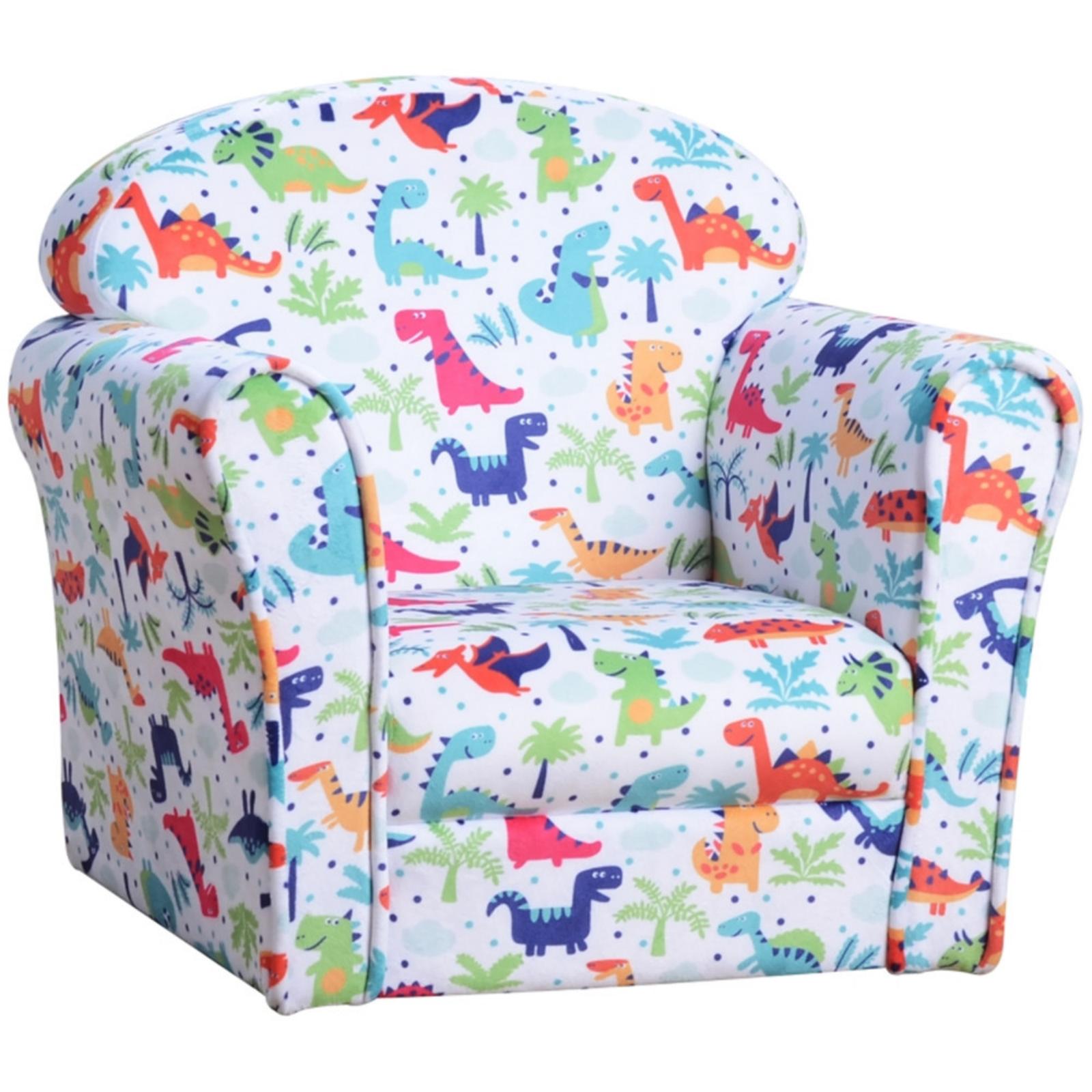 Dinosaur Toddler Kids Play Couch Sofa Chair V10421