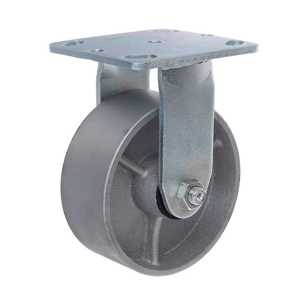4" Swivel and Rigid Steel Cast Iron Wheel Set of 4 S494950