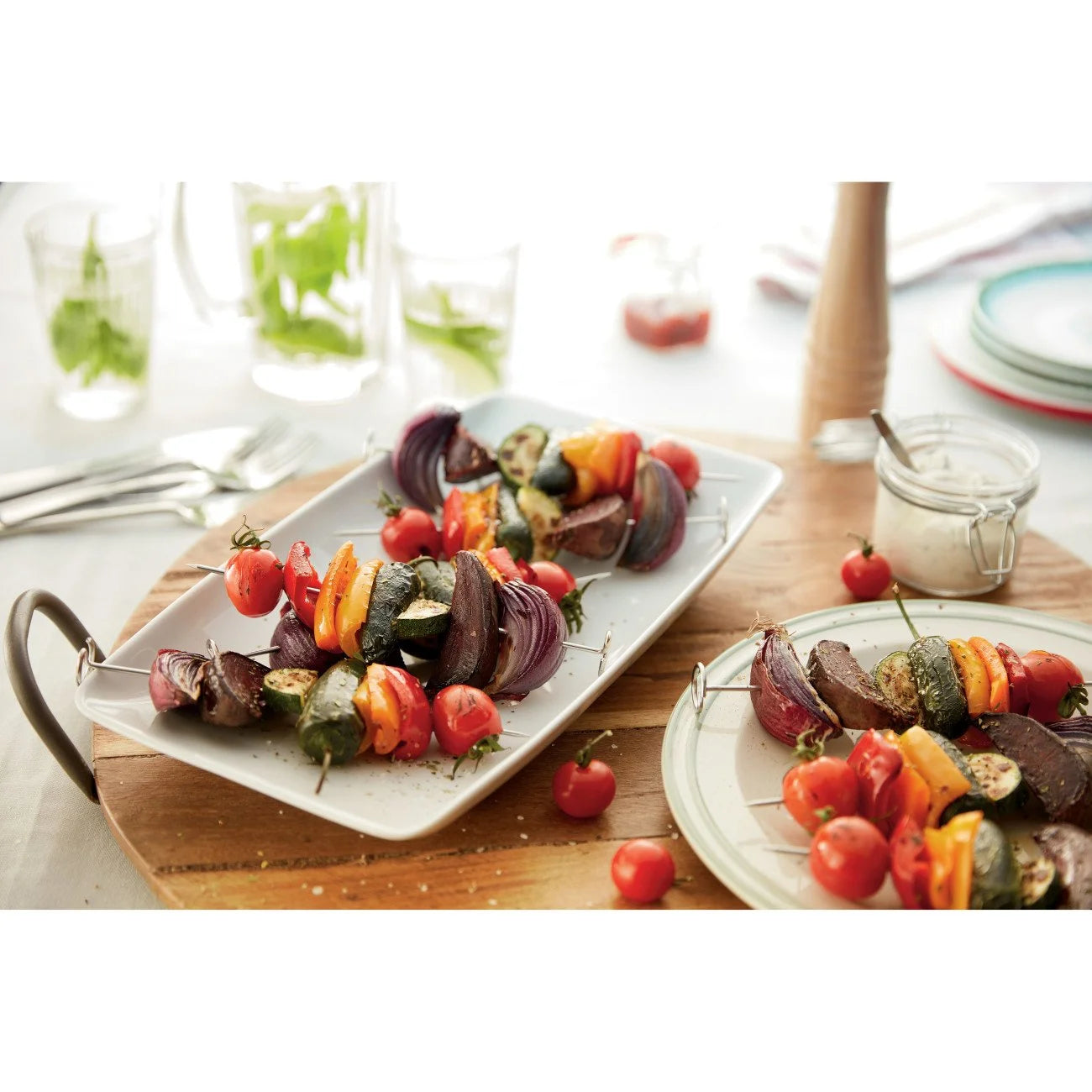 Grill Master Accessory Kit with Grill Pan and Skewers U7643