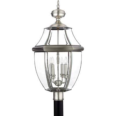 Pewter Hardwired Lantern Head Fixture M47469