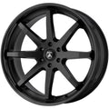 24x10 Satin Black Gloss Black Lip 6x139.7 Bolt Pattern 30mm Offset Q343