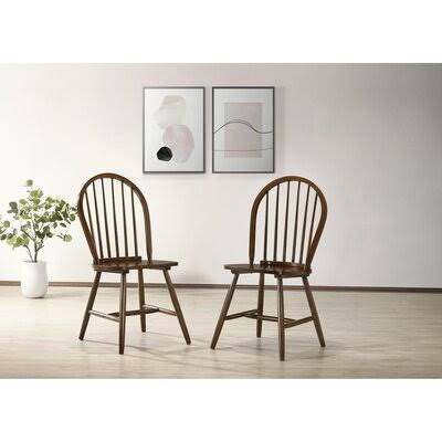 Walnut Solid Wood Windsor Back Side Chair G854