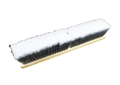 36" Grey Soft Tip Push Broom, Lacquered Wood M6476