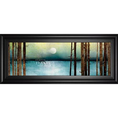 Black Framed Graphic Art N6489