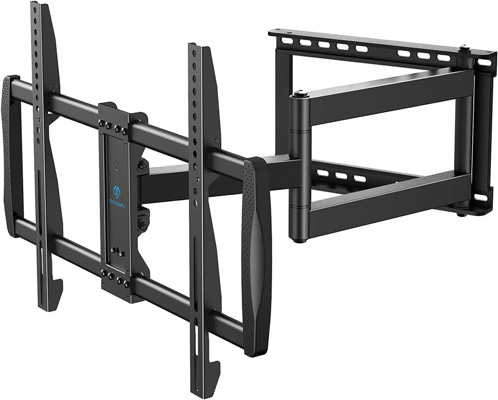Full Motion TV Wall Mount for 37-75 inch LED LCD OLED Flat/Curved TVs with VESA 600x400mm, Articulating Corner TV Bracket Swivel & Tilt, 28 inch Arm Extension, Holds TVs up to 110lbs Z276721