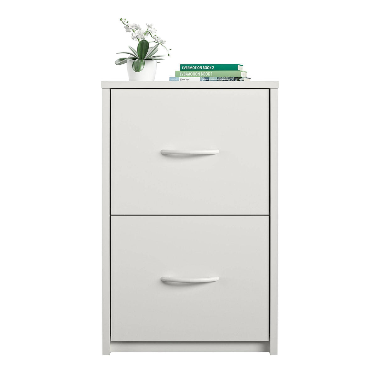 White 2 Drawer File Cabinet H29653