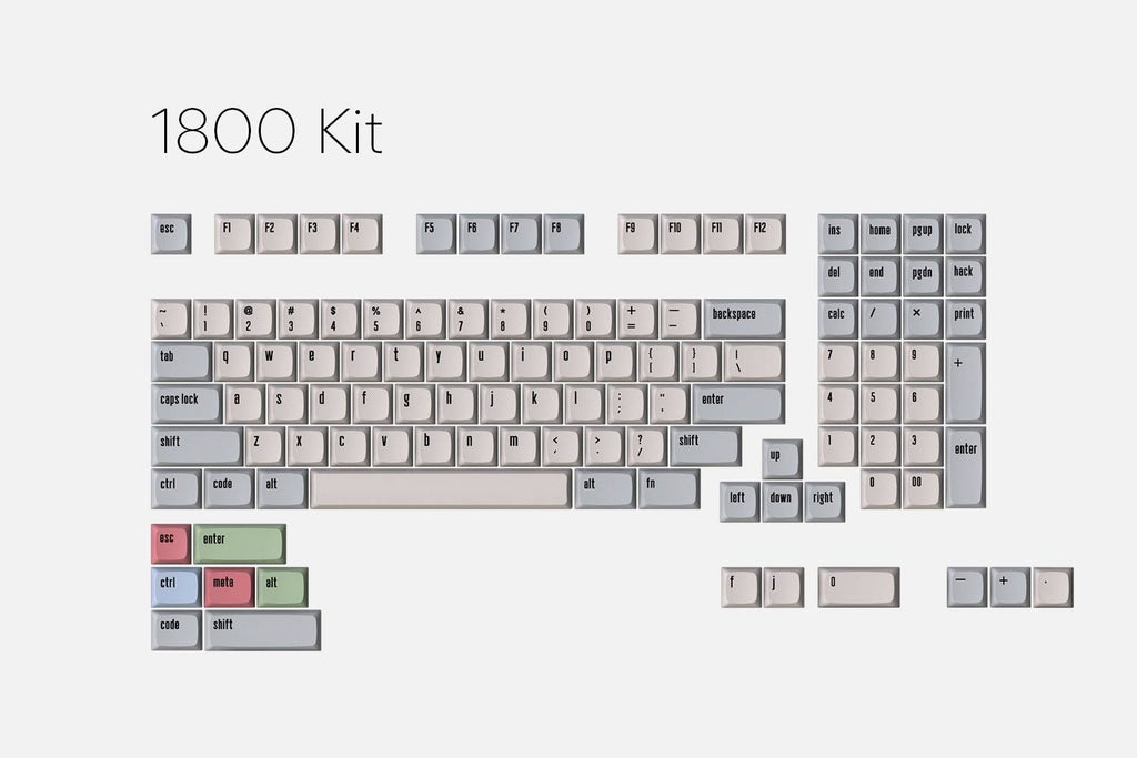 XDA Canvas Keycap Set for 65% Keyboards (79-Key Kit) Q653