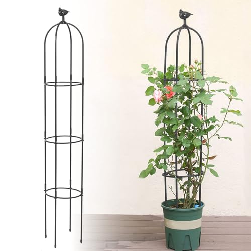 White Rustproof Metal Garden Trellis G723949