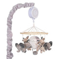 Grey Linen Musical Mobile L131