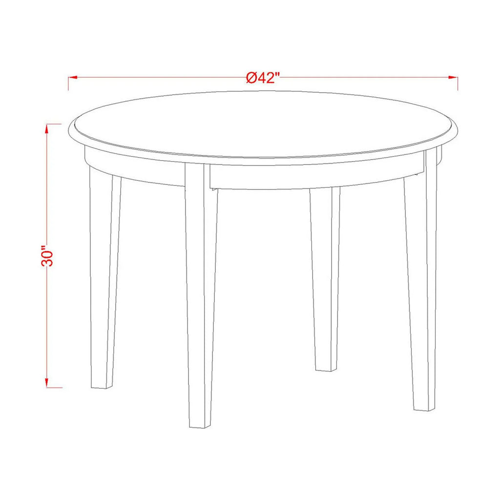 3-Piece Kitchen Table Set with 2 Dining Chairs and Wood Table R142774