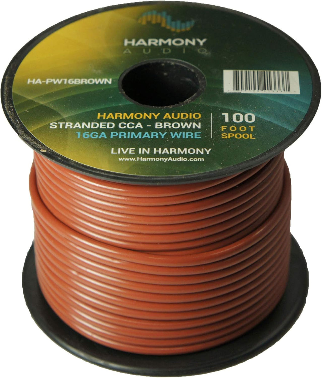 16 Gauge Single Conductor Power or Ground Wire - 10 Rolls - 1000 Feet - Color Mix F377562