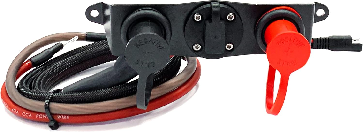Black Battery Jump Post Terminal & Charger Kit J971045