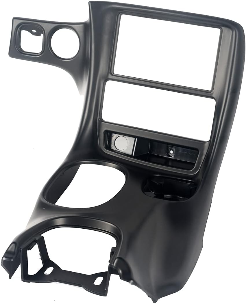Matte Black Double Din Dash Installation Kit for Chevy Corvette C5 G22208