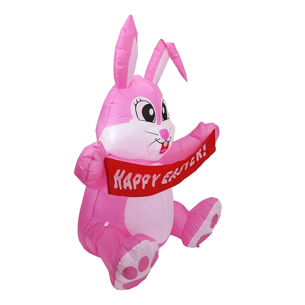 1.5m Inflatable LED Night Light Easter Bunny H373563