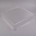 Clear Plastic Square Dome Lid - 40/Case V6839