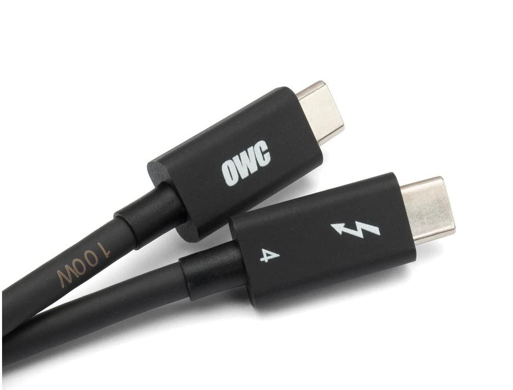 Thunderbolt 4 Cable, 2.0 Meter, 40 Gb/s, 100W, Black, Pack of 2 I5266