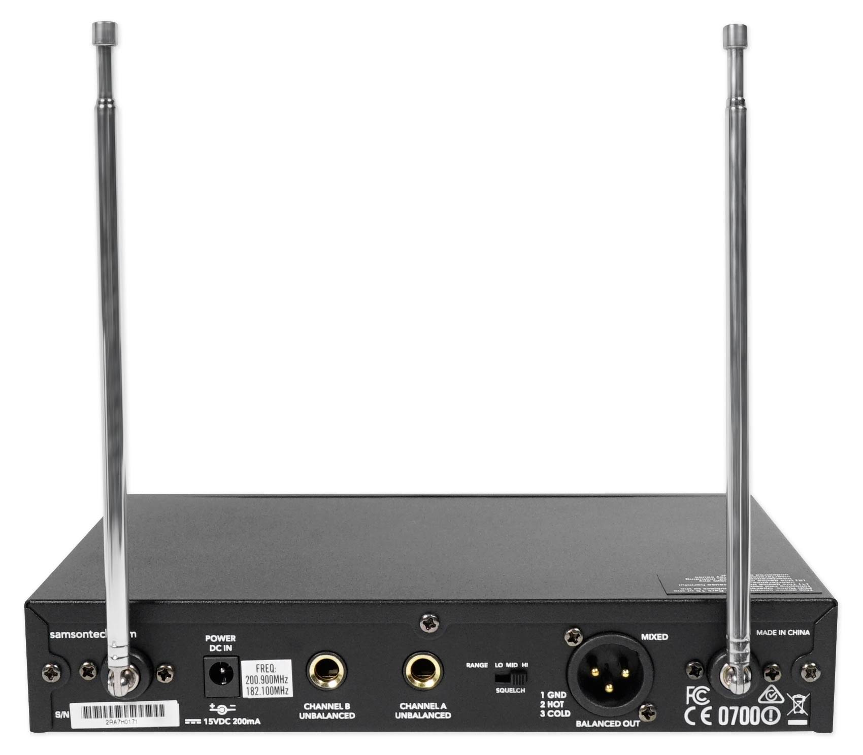Dual-Channel Handheld VHF Wireless System M294