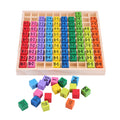 10 X 10 Wooden Multiplication Table Math Tray G665
