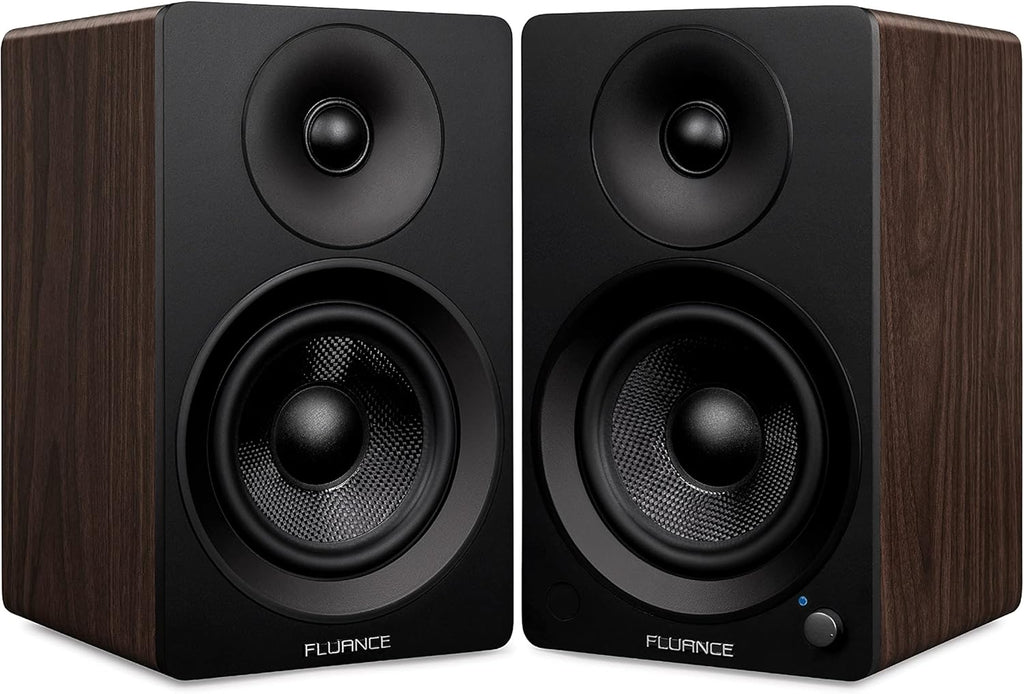 Powered 2-Way Stereo Bookshelf Speakers with 6.5 Drivers, 120W Amplifier X4304