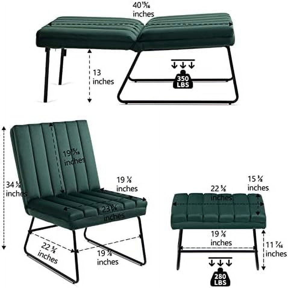 Recliner Chair with Ottoman G9778