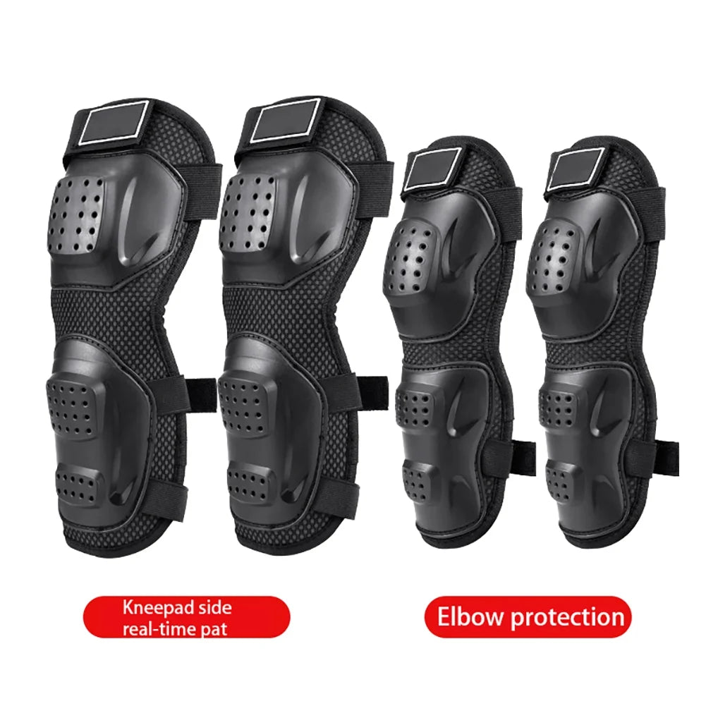 4pcs Motorcycle Elbow Protector Knee Pads Protective Gear H641