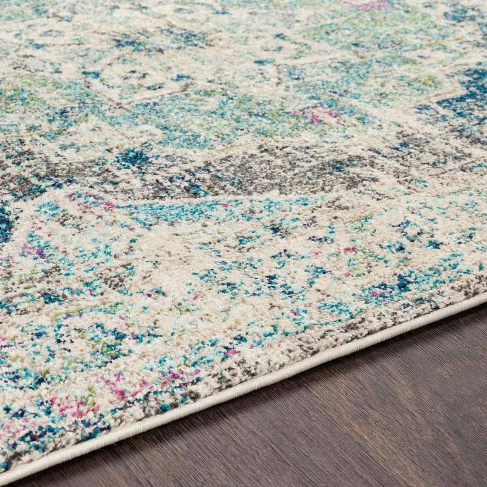 Navy Traditional Runner Area Rug N24113