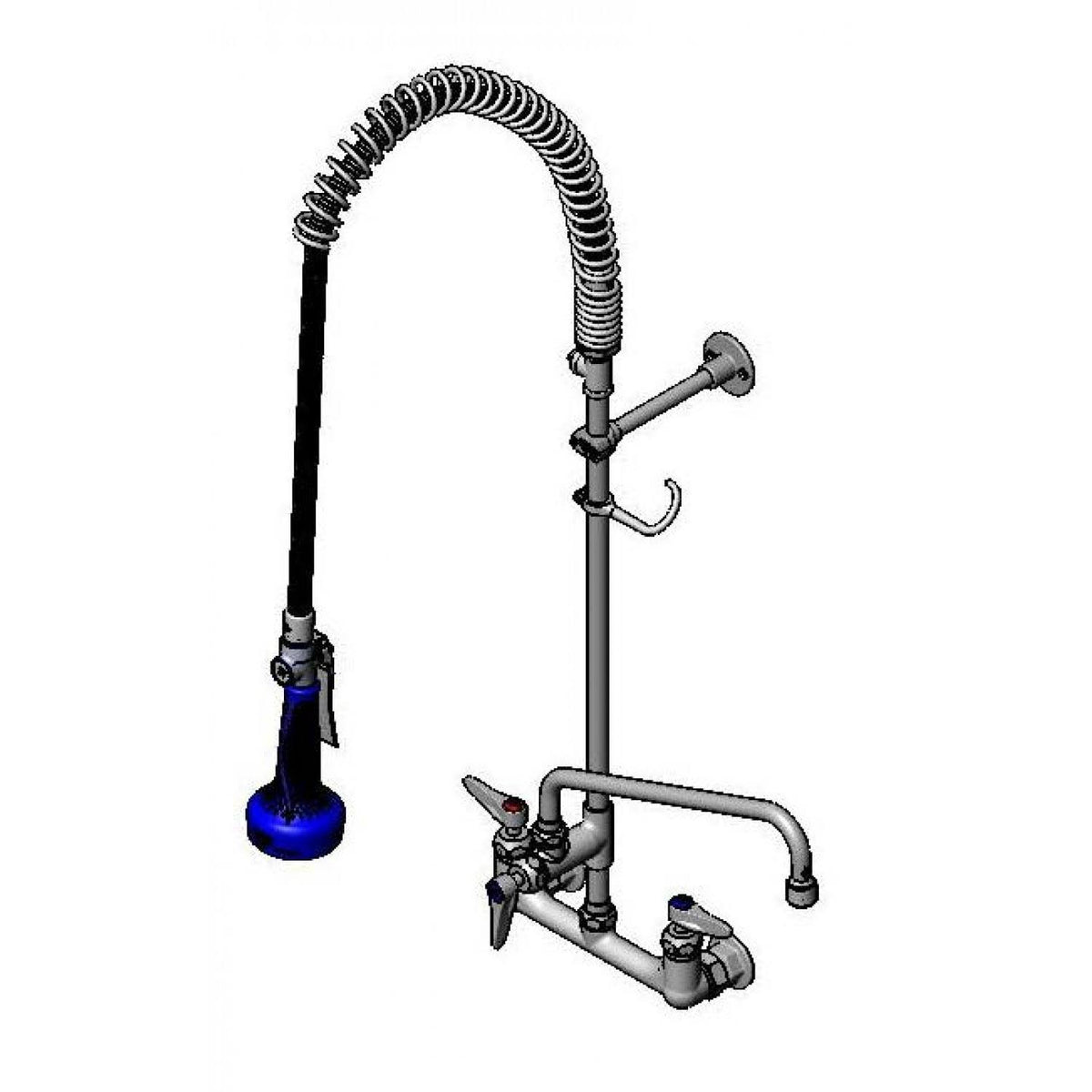 Brass Pre-Rinse Faucet Assembly with Add on Faucet A171