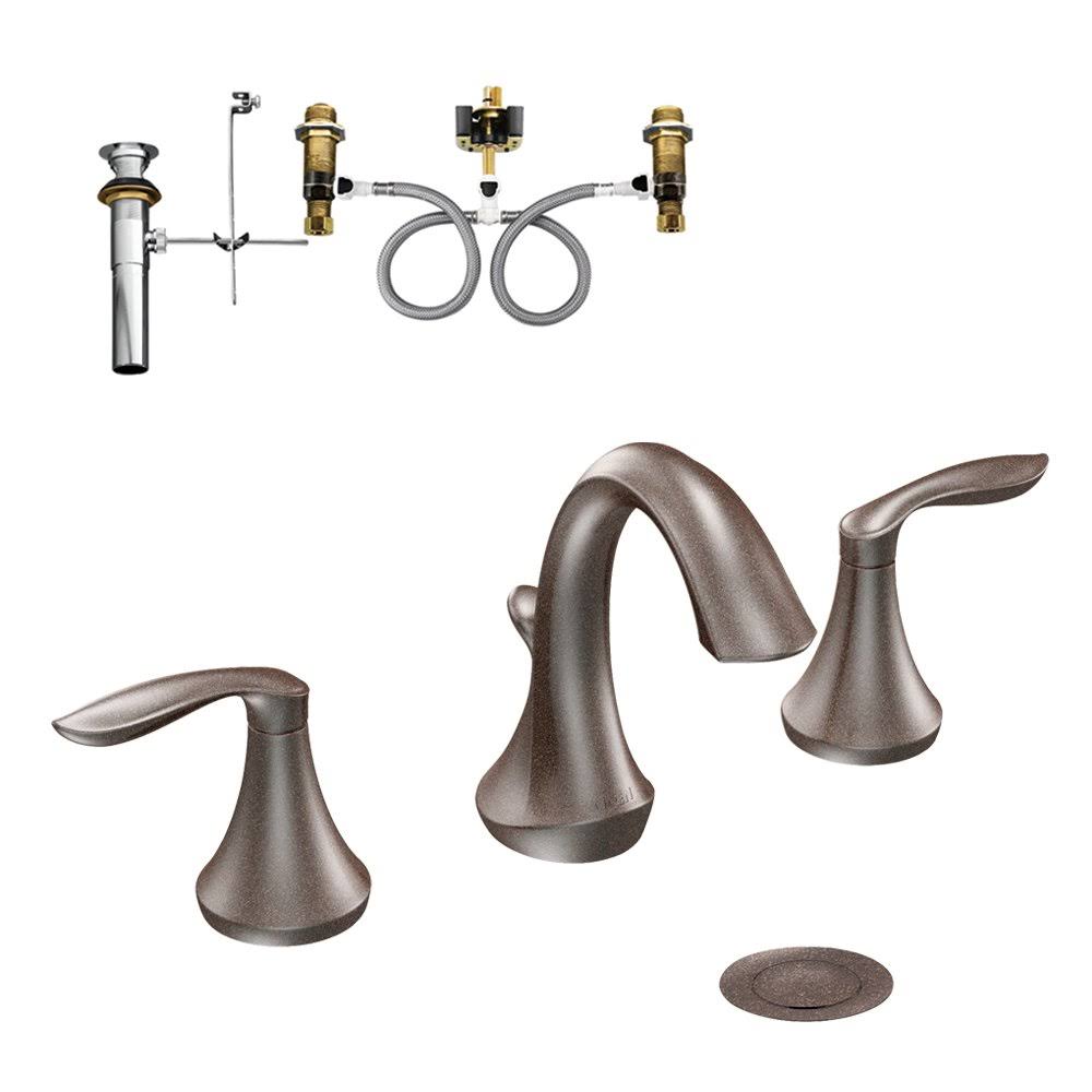 Oil Rubbed Bronze Two-Handle High-Arc Lavatory Faucet Y767