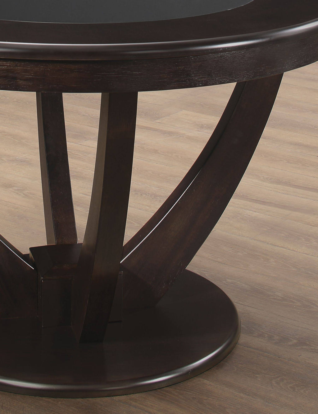 Cappuccino Round Dining Table I66734