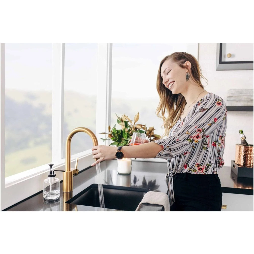 Matte White Undermount Bar Sink M824