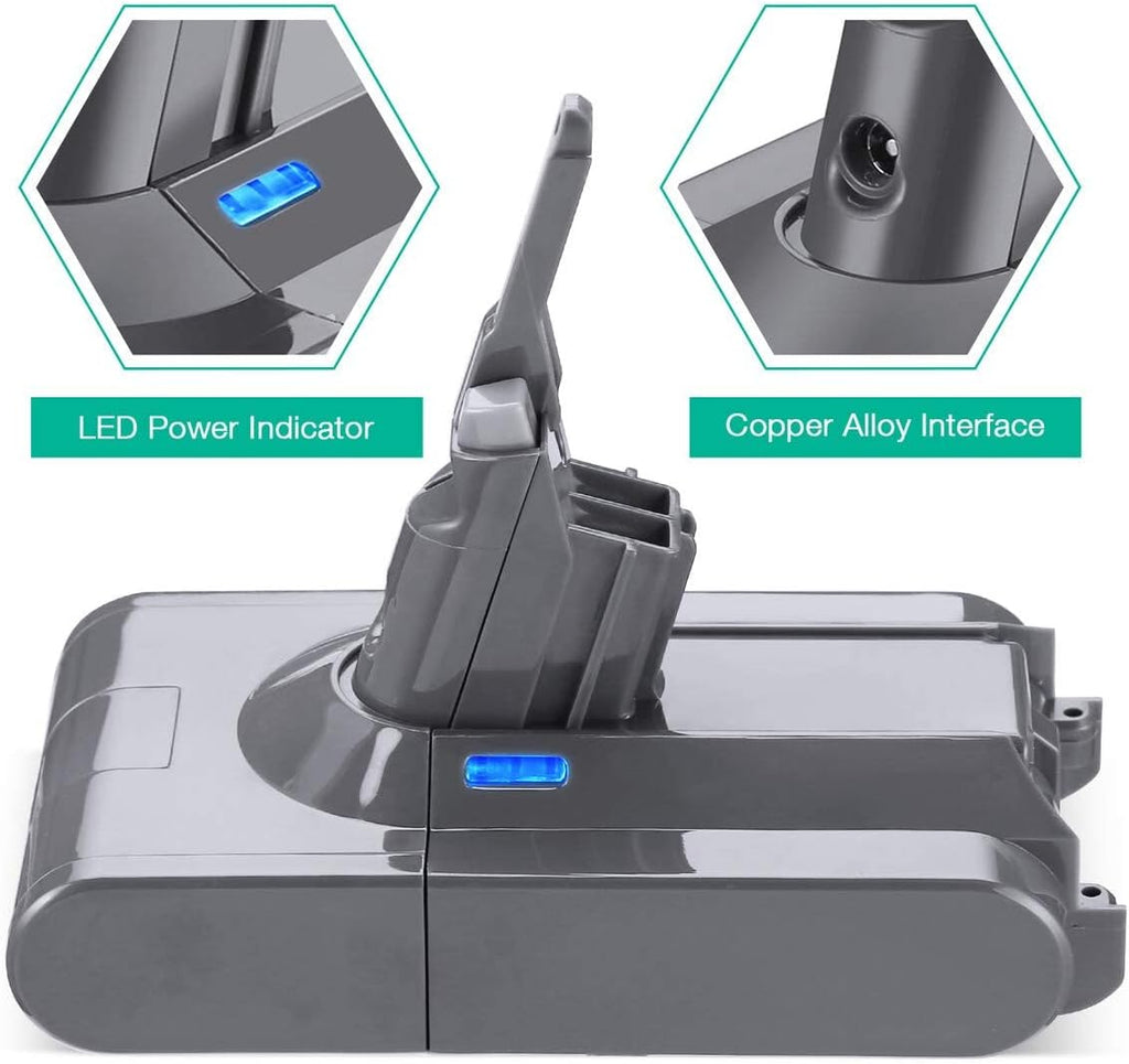 5.0Ah V8 Replacement Battery for Cord-Free Handheld Vacuum J803453