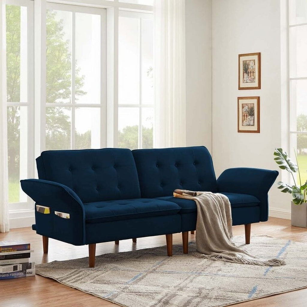 Dark Blue Sofa Bed K9420