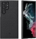 Black/Grey Twill Aramid Fiber Slim Fit Phone Cover Pack of 2 X1452