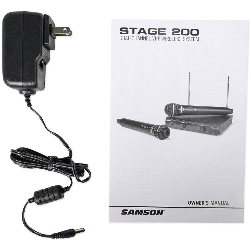 Dual-Channel Handheld VHF Wireless System M294