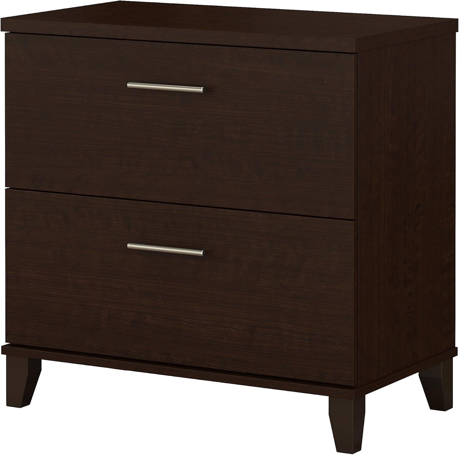 2 Drawer Lateral File Cabinet, Mocha Cherry L758417