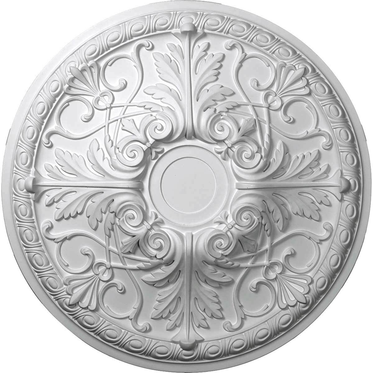 Hand-Painted Copper Green Patina Ceiling Medallion M1549